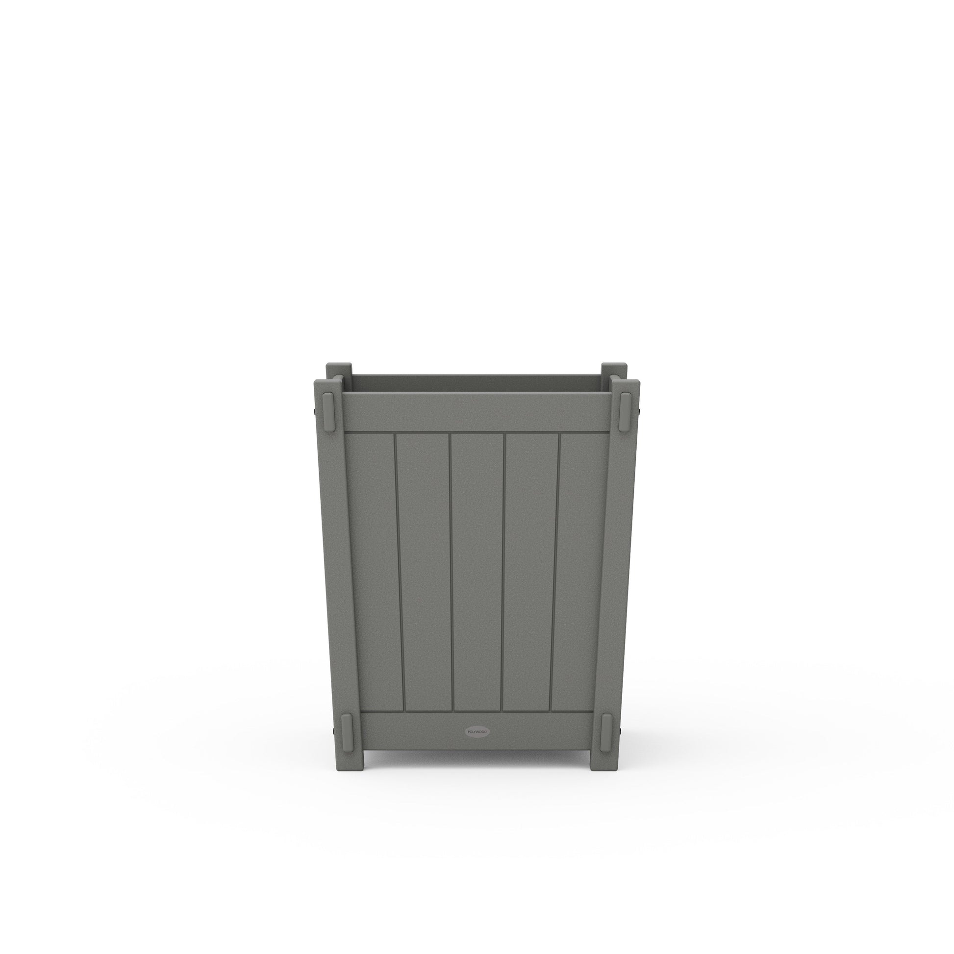 POLYWOOD Vineyard Large Tapered Square Short Planter Box