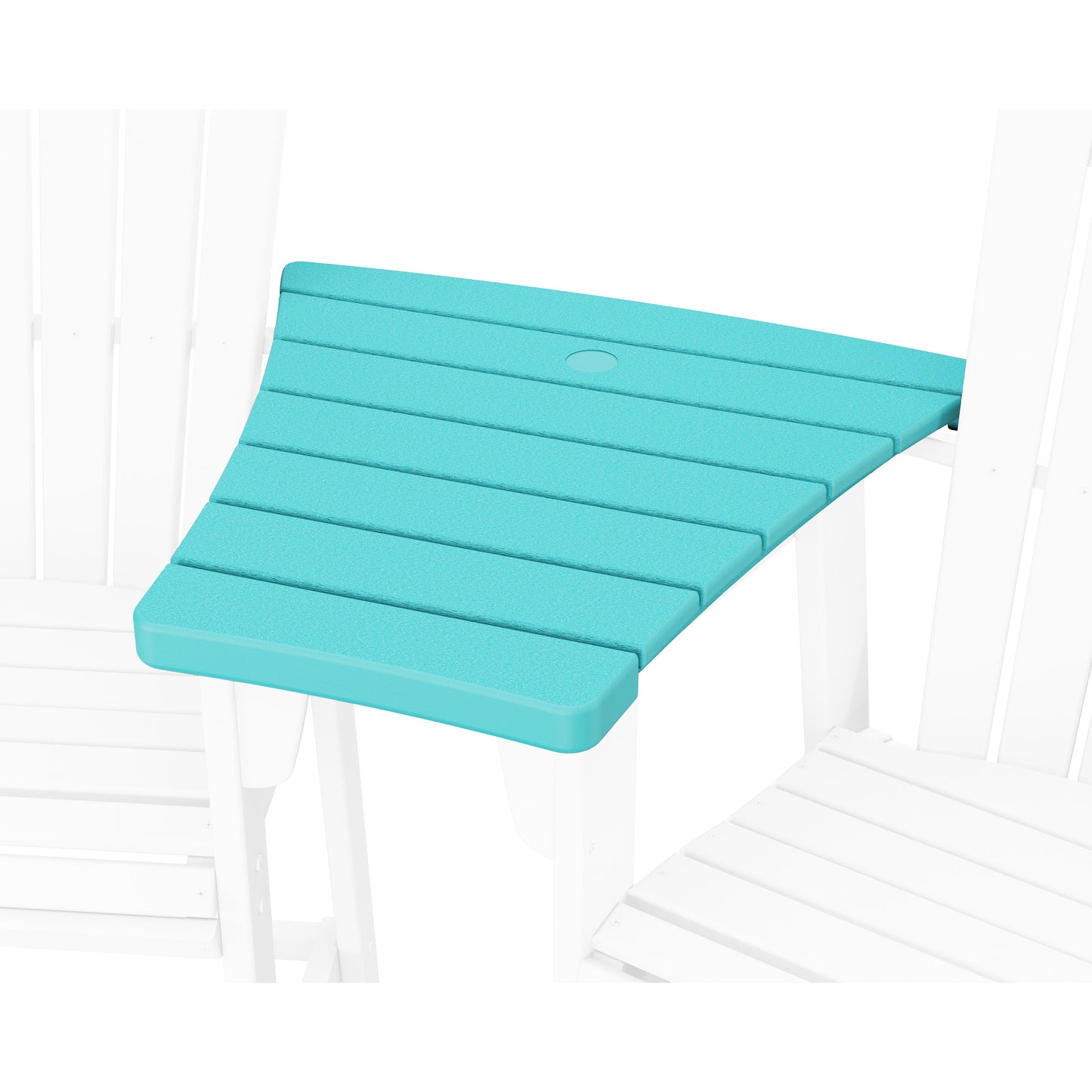 POLYWOOD 600 Series Angled Adirondack Dining Connecting Table — Aruba