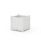 POLYWOOD Vineyard Large Square Planter Box — White