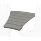 POLYWOOD Angled Adirondack Connecting Table — Slate Grey