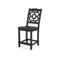 POLYWOOD Chinoiserie Counter Side Chair — Black