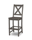 POLYWOOD Braxton Bar Side Chair — Vintage Coffee