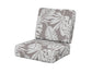 POLYWOOD Ateeva Harbour Seat and Back Cushion — Leaf Grey Mist