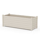 POLYWOOD Nautical Large Rectangle Triple Planter Box — Sand
