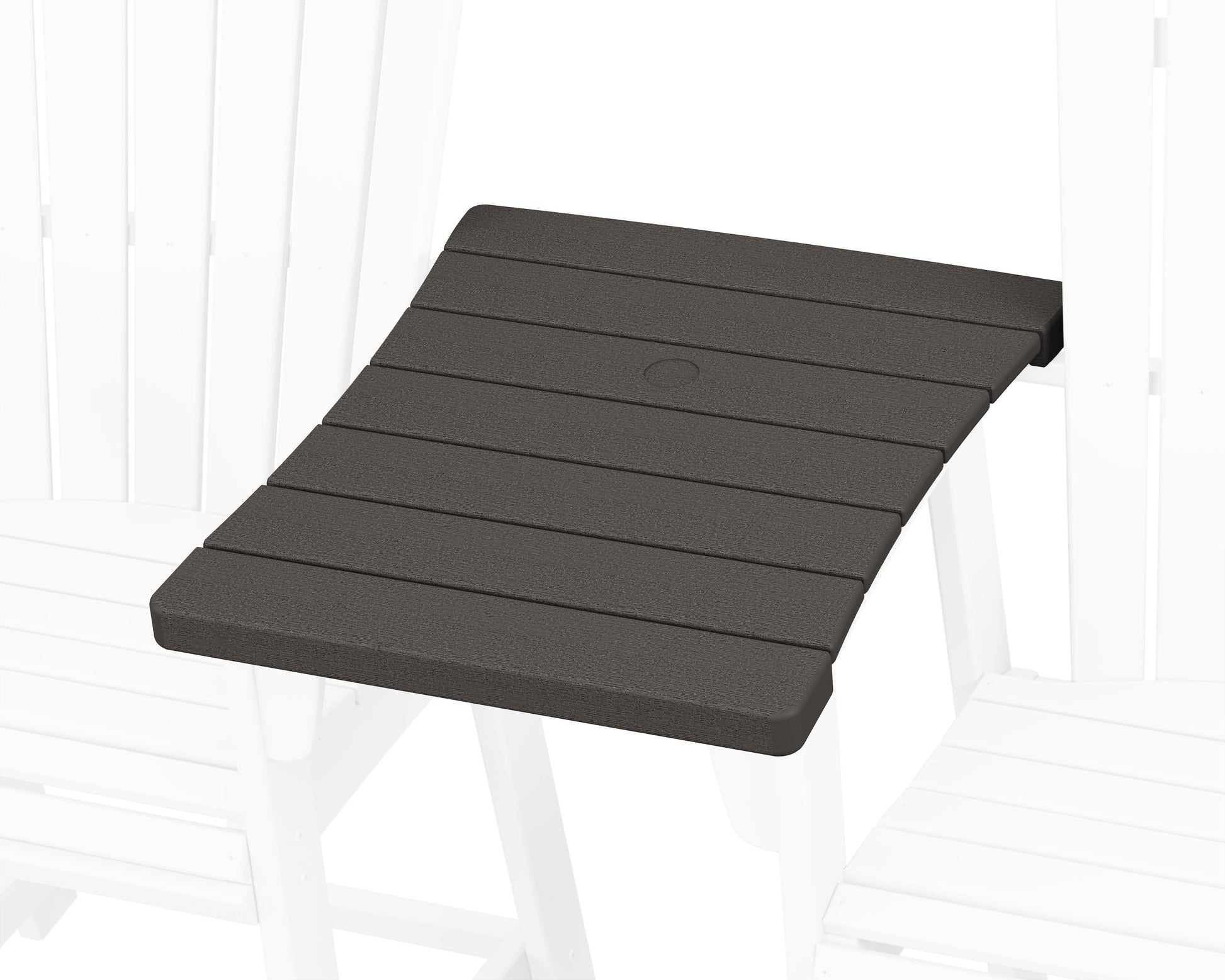 POLYWOOD 600 Series Straight Adirondack Dining Connecting Table — Vintage Coffee