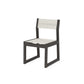 POLYWOOD EDGE Sling Dining Side Chair — Vintage Coffee / Parchment Sling