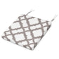 POLYWOOD Acadia Dining Side Seat Pad — Trellis Grey Mist