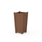 POLYWOOD Country Living Tapered Square Planter Box — Teak