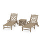 POLYWOOD Chinoiserie 3-Piece Chaise Set — Vintage Sahara