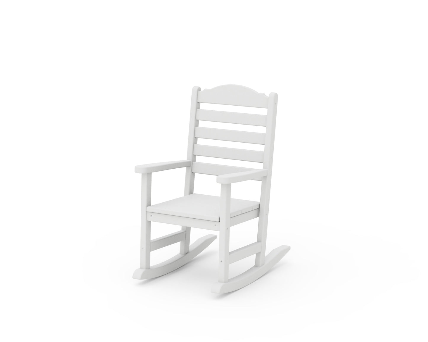 POLYWOOD Savannah Kids Rocking Chair — White