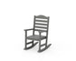 POLYWOOD Savannah Kids Rocking Chair — Slate Grey