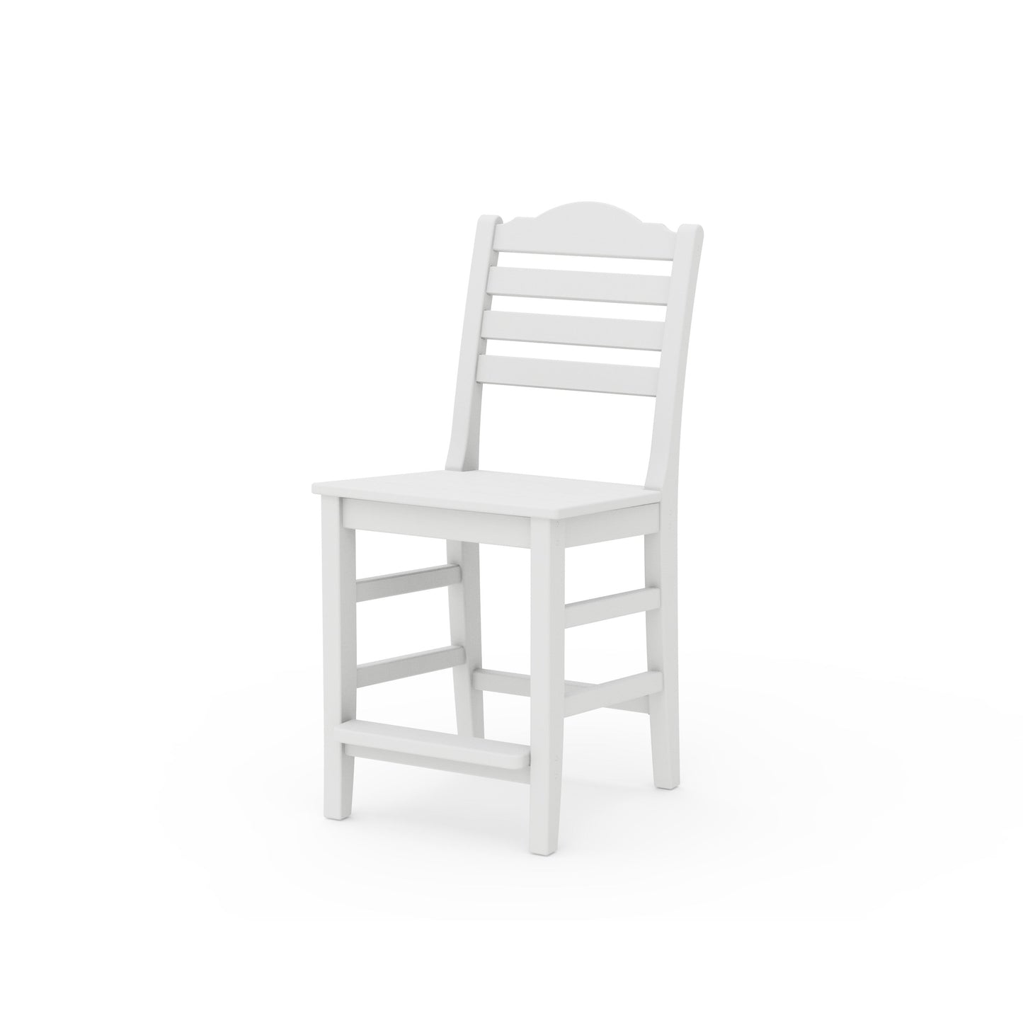 POLYWOOD Savannah Counter Side Chair — White