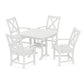 POLYWOOD Braxton 5-Piece Dining Set — White