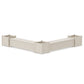 POLYWOOD 72" Country Living L- Shaped Planter Storage Bench Corner Set- Large — Sand