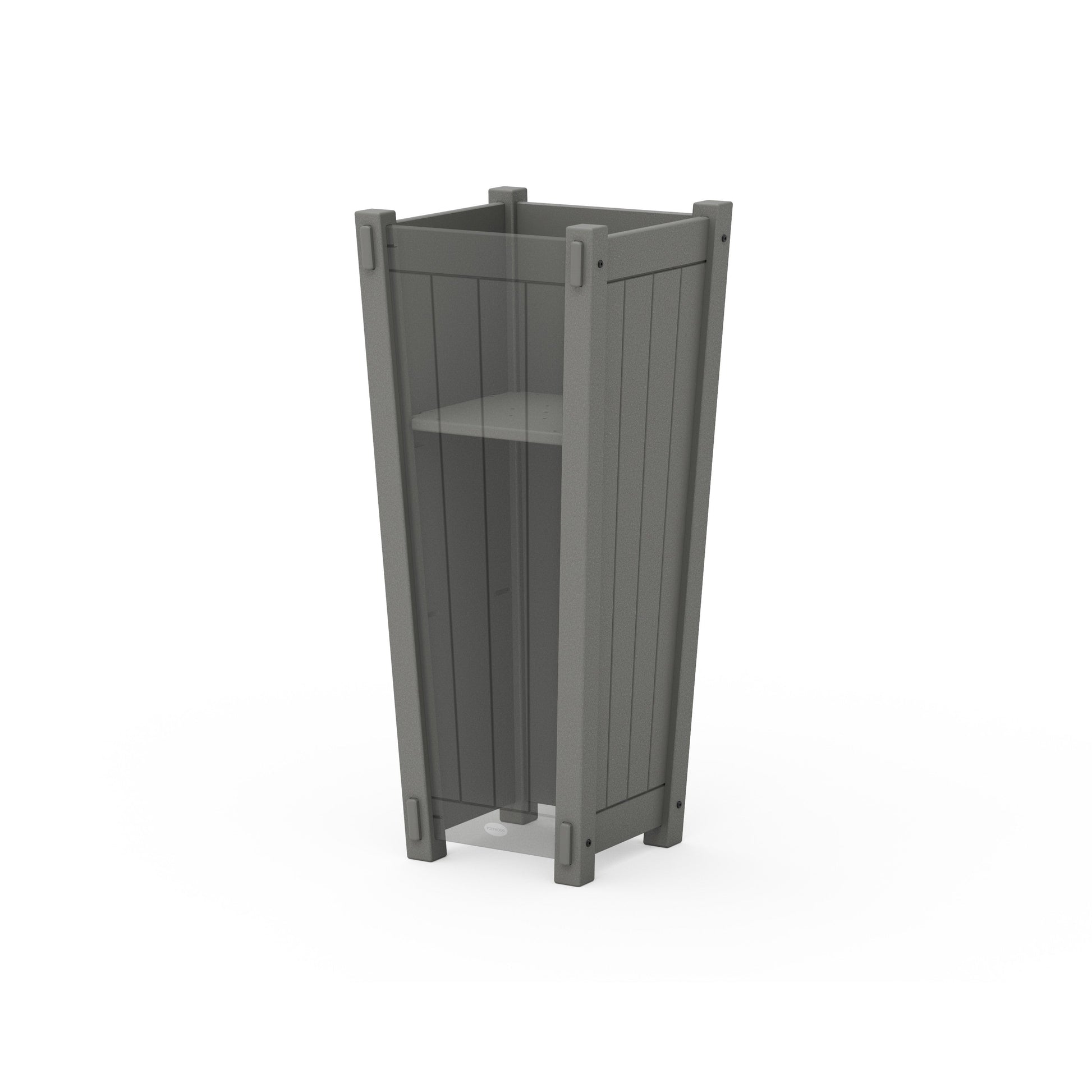 POLYWOOD Vineyard Tapered Square Tall Planter Box