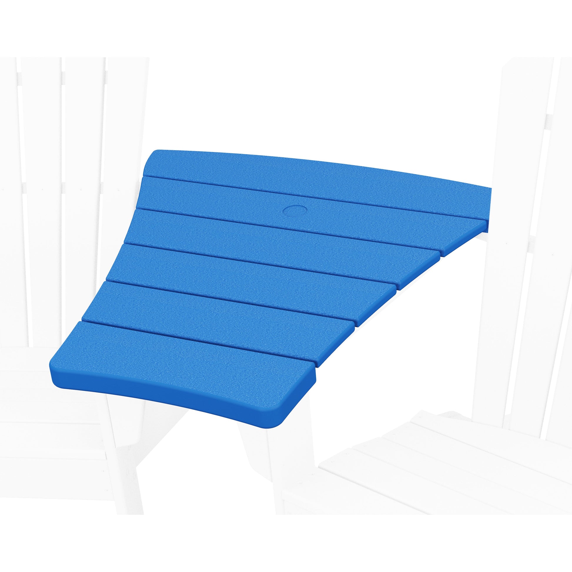 POLYWOOD Angled Adirondack Connecting Table — Pacific Blue