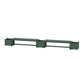 POLYWOOD 60" Vineyard Straight Double Planter Bench Set — Green