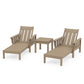 POLYWOOD Acadia 3-Piece Chaise Set — Vintage Sahara