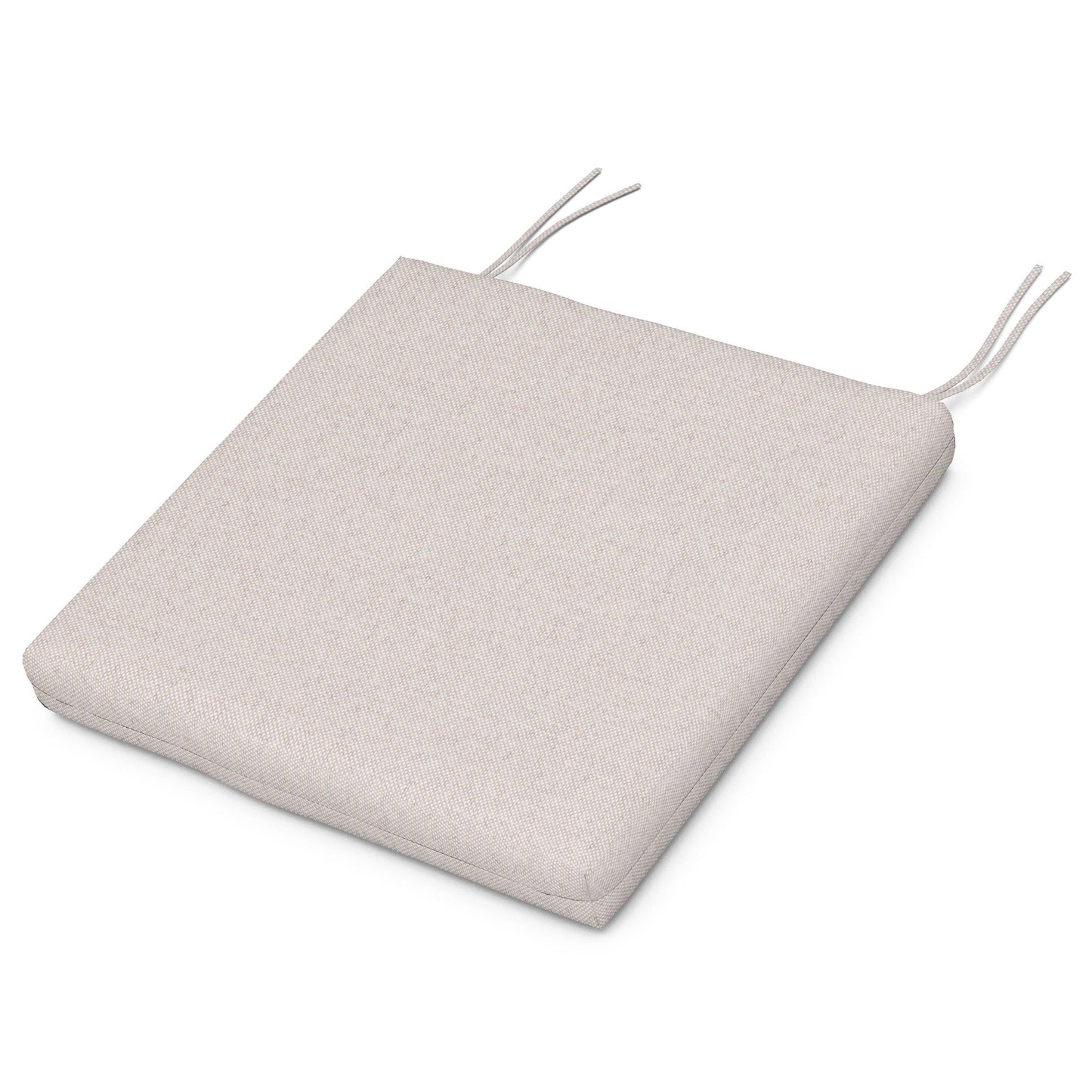 POLYWOOD Acadia Dining Side Seat Pad — Dune Burlap