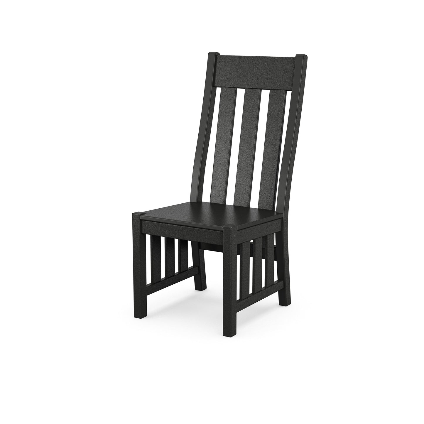 POLYWOOD Acadia Dining Side Chair — Black
