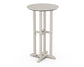 POLYWOOD 24" Round Farmhouse Bar Bistro Table — Sand