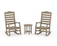 POLYWOOD Savannah 3-Piece Rocking Chair Set — Vintage Sahara