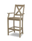 POLYWOOD Braxton Bar Arm Chair — Vintage Sahara