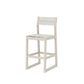 POLYWOOD EDGE Sling Bar Side Chair — Sand / Parchment Sling