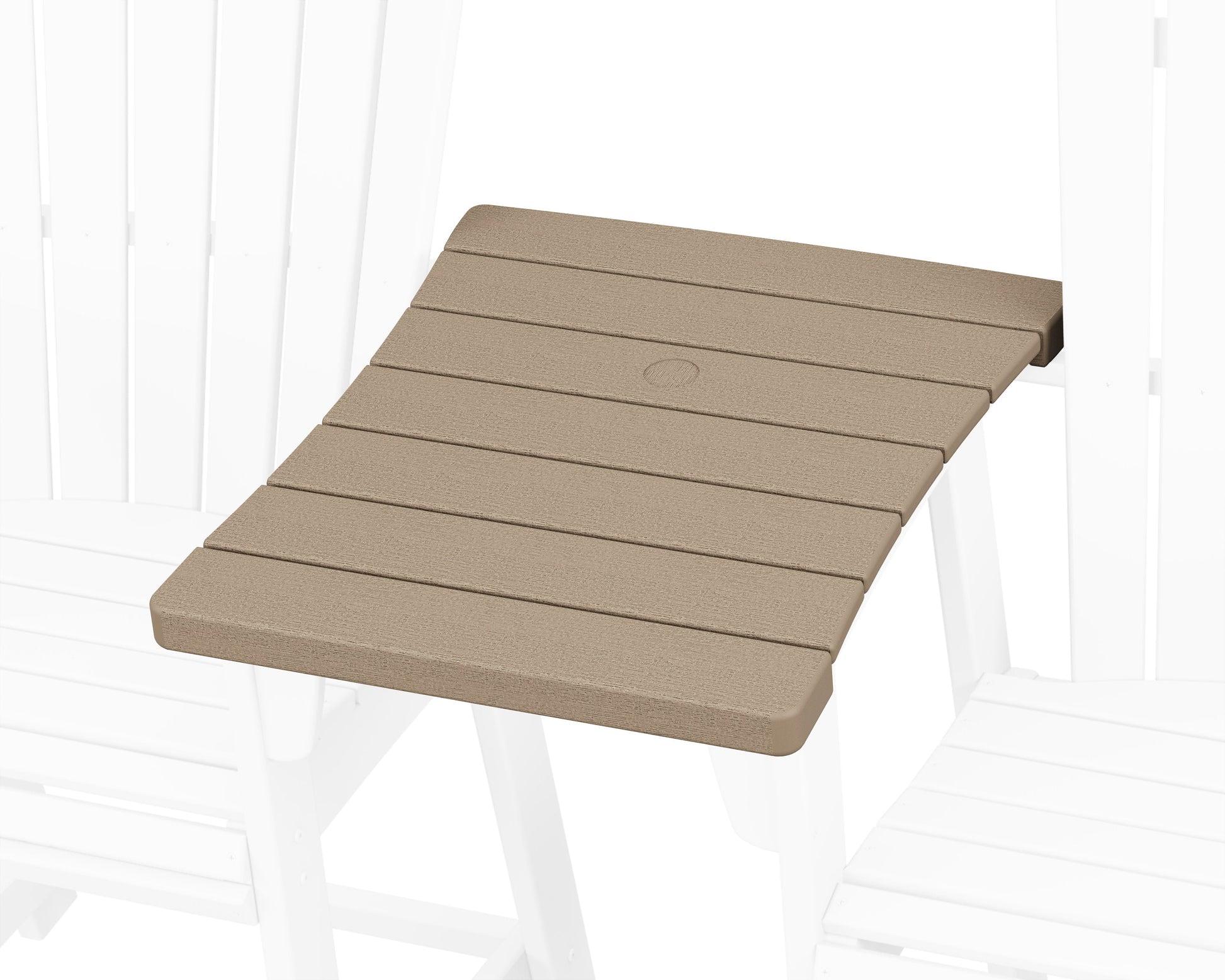 POLYWOOD 600 Series Straight Adirondack Dining Connecting Table — Vintage Sahara
