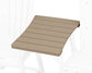 POLYWOOD 600 Series Straight Adirondack Dining Connecting Table — Vintage Sahara