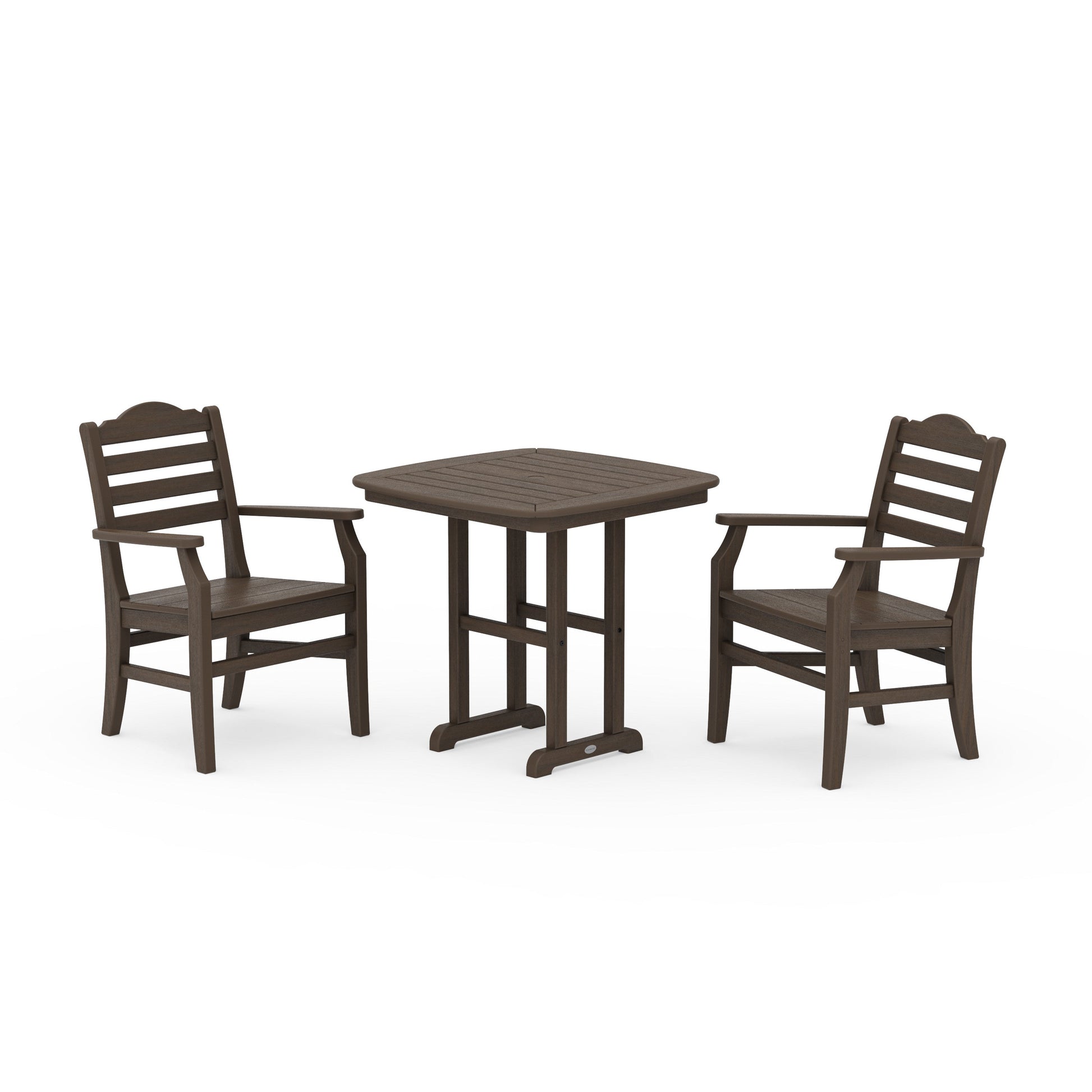 POLYWOOD Savannah 3-Piece Dining Set — Kona
