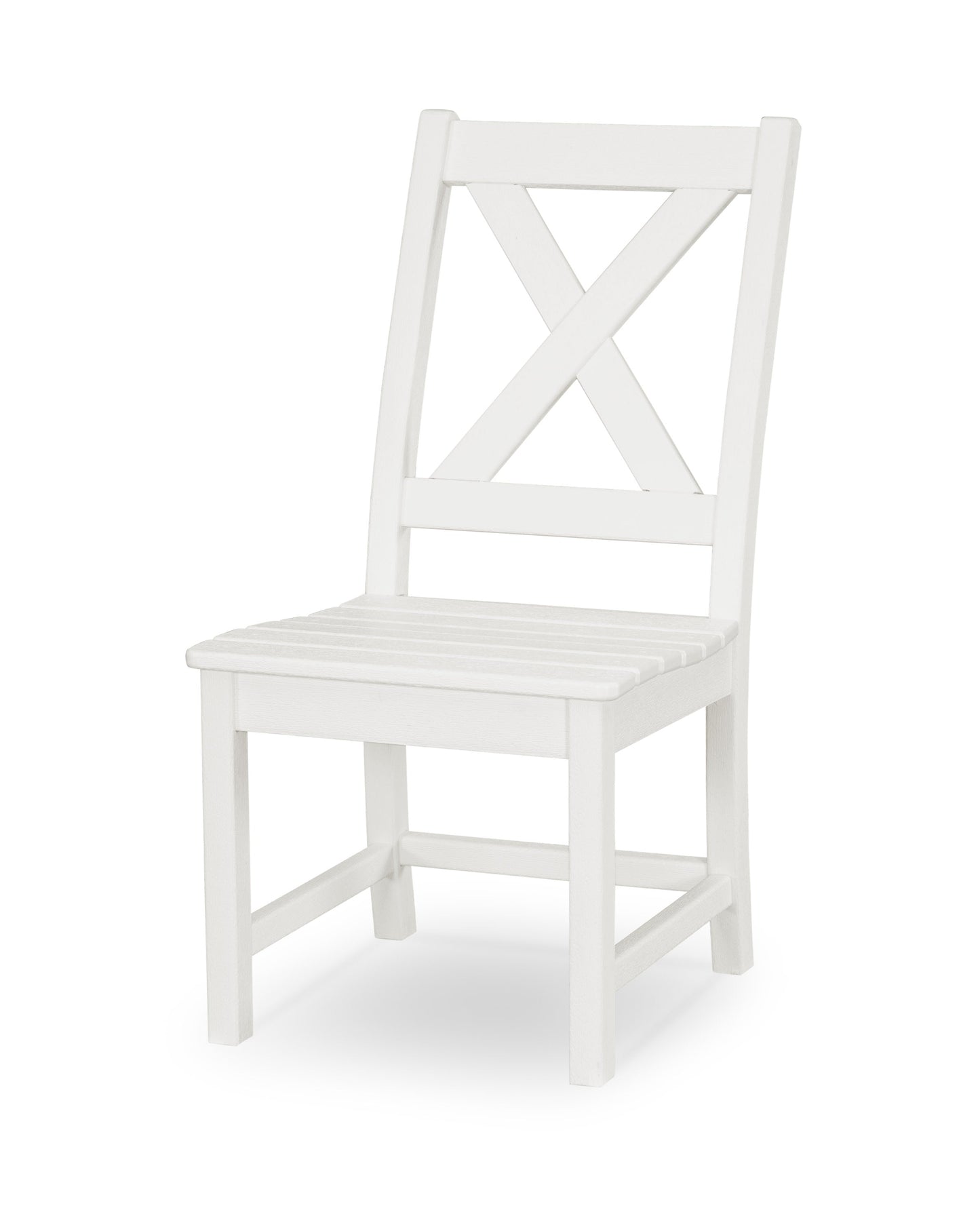 POLYWOOD Braxton Dining Side Chair — Vintage White