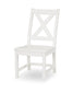 POLYWOOD Braxton Dining Side Chair — Vintage White