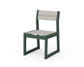 POLYWOOD EDGE Sling Dining Side Chair — Green / Birch Sling