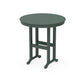 POLYWOOD 36" Round Farmhouse Counter Table — Green