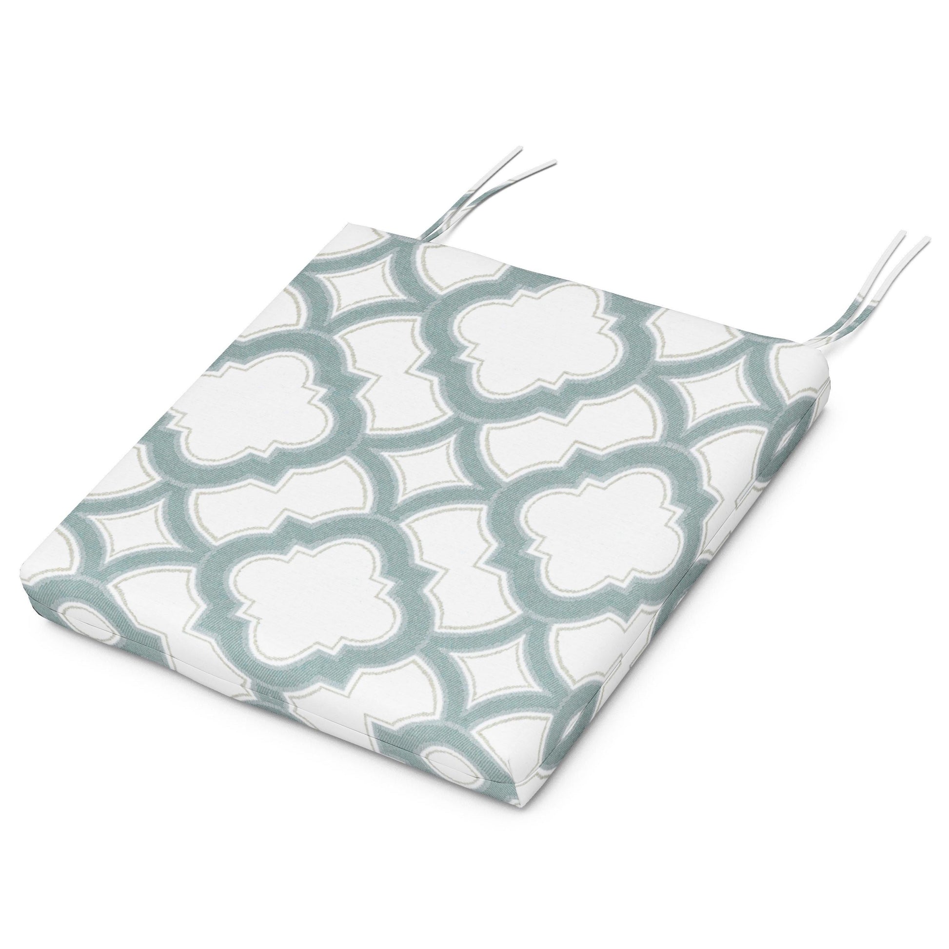 POLYWOOD Acadia Dining Side Seat Pad — Trellis Glacier Spa