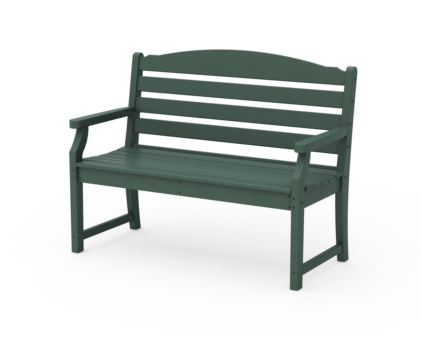 POLYWOOD Savannah 48" Bench — Green
