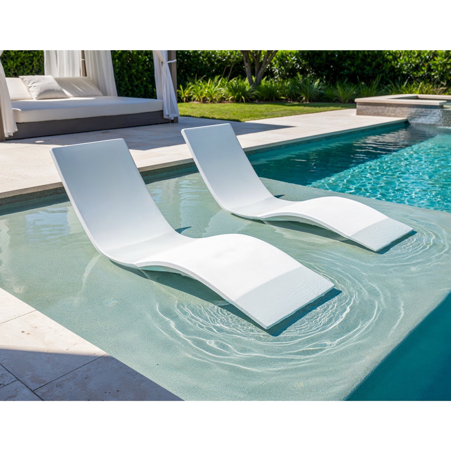 POLYWOOD Laguna In-Pool Chaise Lounge