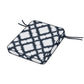 POLYWOOD Chinoiserie Rocker Seat Cushion — Trellis Marine Indigo