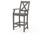 POLYWOOD Braxton Bar Arm Chair — Driftwood