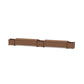 POLYWOOD 60" Vineyard Straight Double Planter Storage Bench Set — Teak