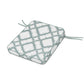 POLYWOOD Chinoiserie Rocker Seat Cushion — Trellis Glacier Spa