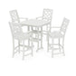 POLYWOOD Chinoiserie 5-Piece Bar Set — Vintage White