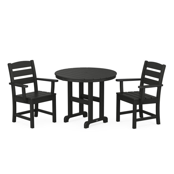 POLYWOOD Lakeside 3-Piece Round Dining Set FREE SHIPPING