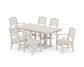 POLYWOOD Savannah 7-Piece Farmhouse Dining Set — Sand