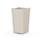 POLYWOOD Nautical Large Tapered Square Tall Planter Box — Sand