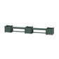 POLYWOOD 48" Country Living Straight Double Planter Bench Set - Large — Green