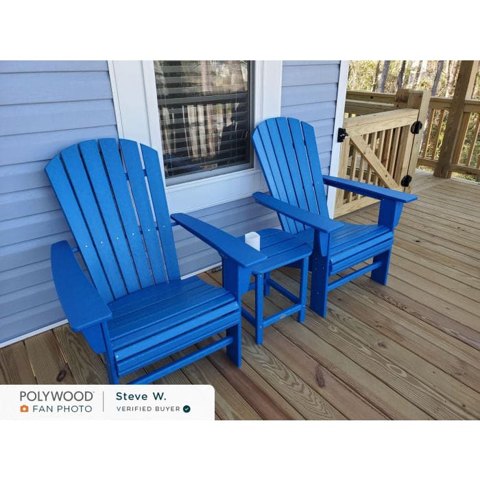 POLYWOOD Nautical Curveback Adirondack Chair FREE SHIPPING