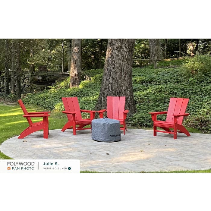 POLYWOOD - Modern Curveback Adirondack Chair                           FREE SHIPPING