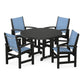 POLYWOOD - Coastal 5-Piece Round Farmhouse Dining Set                FREE SHIPPING